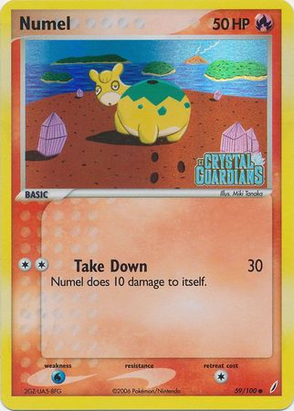 Numel (59/100) (Stamped) [EX: Crystal Guardians] | Cracking-Singles