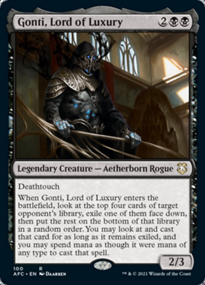 Gonti, Lord of Luxury [Dungeons & Dragons: Adventures in the Forgotten Realms Commander] | Cracking-Singles