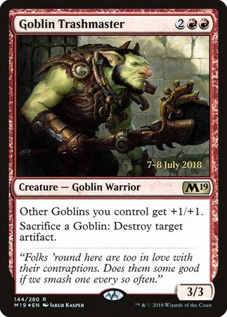 Goblin Trashmaster [Core Set 2019 Promos] | Cracking-Singles