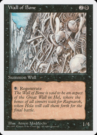 Wall of Bone [Fourth Edition] | Cracking-Singles