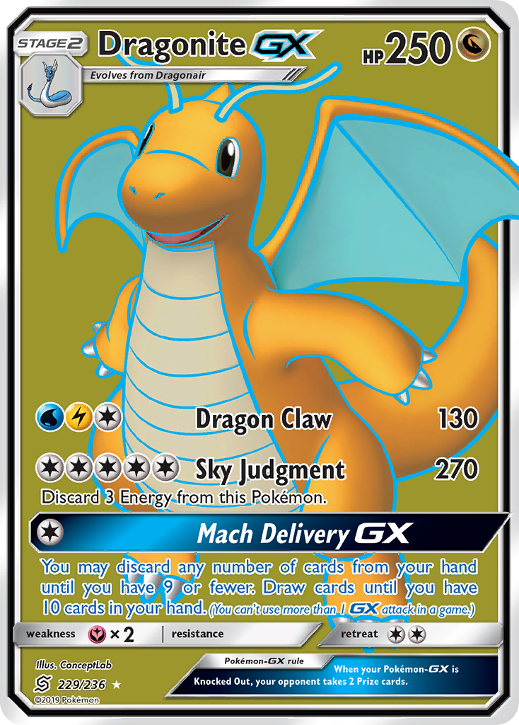 Dragonite GX (229/236) [Sun & Moon: Unified Minds] | Cracking-Singles