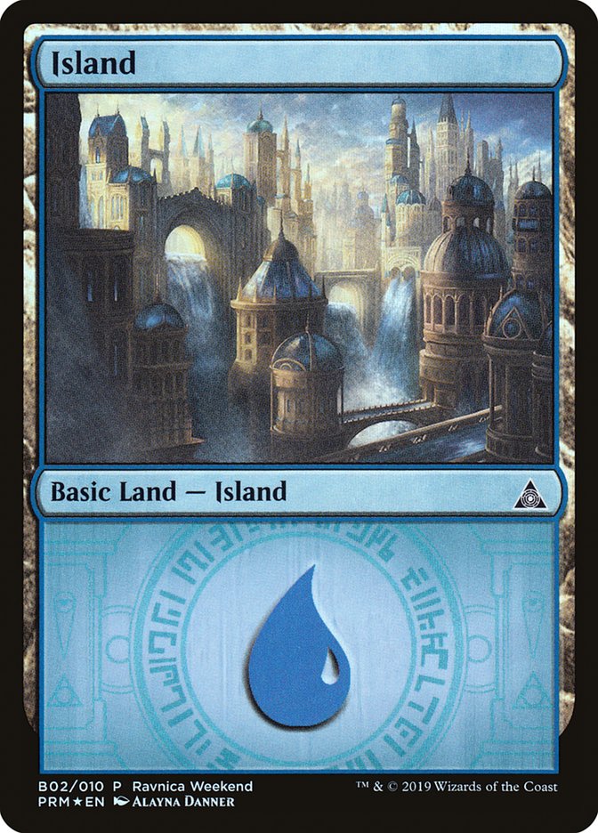 Island (B02) [Ravnica Allegiance Guild Kit] | Cracking-Singles