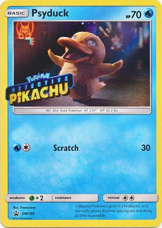 Psyduck Detective (SM199) (Pikachu Stamped) [Sun & Moon: Black Star Promos] | Cracking-Singles