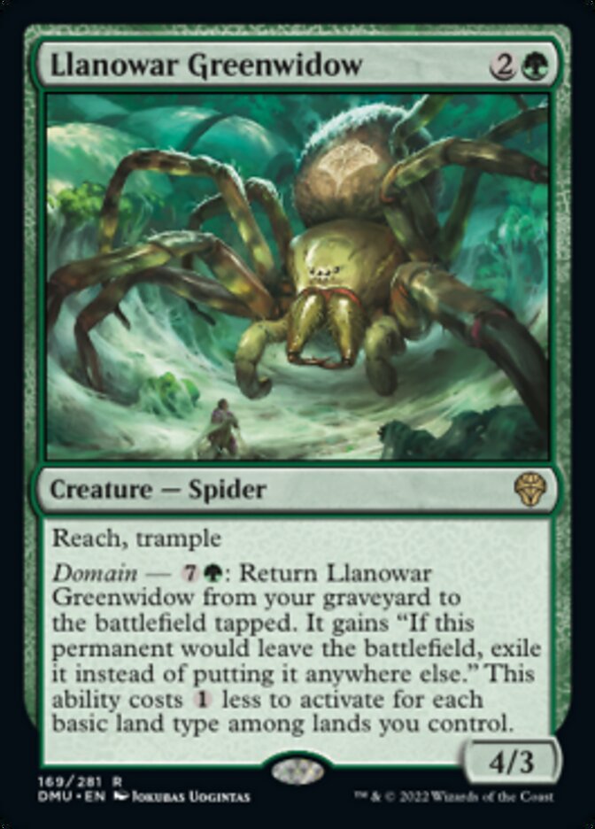 Llanowar Greenwidow [Dominaria United] | Cracking-Singles