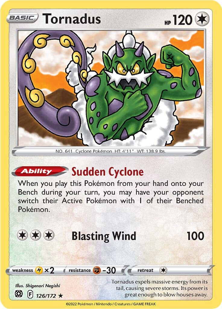 Tornadus (126/172) [Sword & Shield: Brilliant Stars] | Cracking-Singles