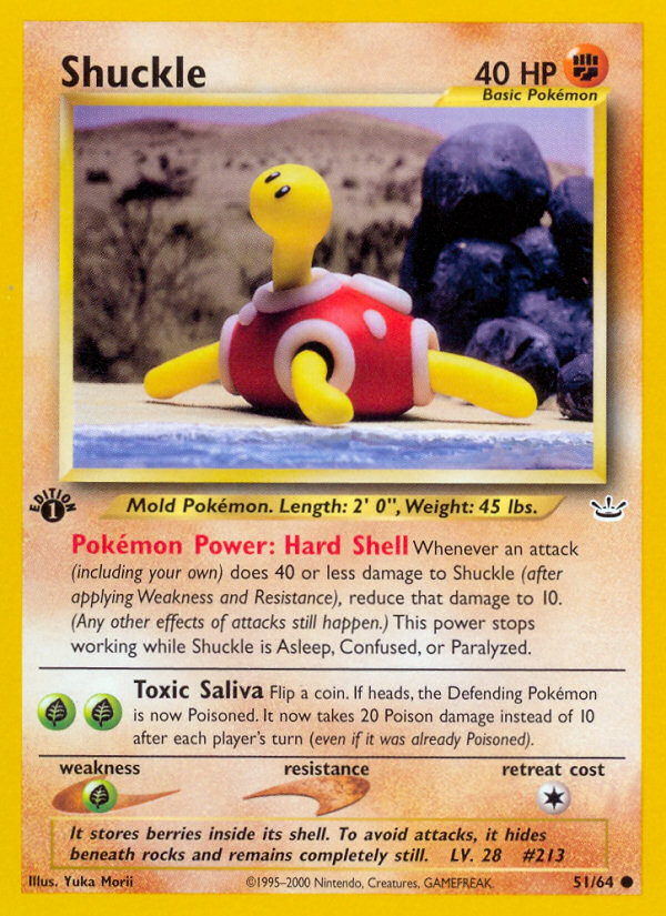 Shuckle (51/64) [Neo Revelation 1st Edition] | Cracking-Singles