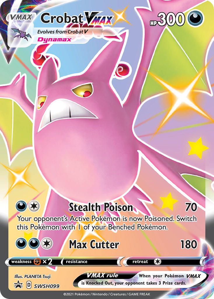 Crobat VMAX (SWSH099) (Jumbo Card) [Sword & Shield: Black Star Promos] | Cracking-Singles