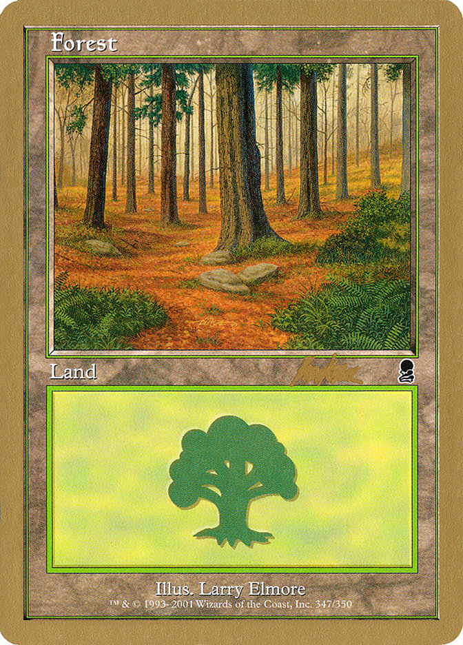 Forest (bk347) (Brian Kibler) [World Championship Decks 2002] | Cracking-Singles