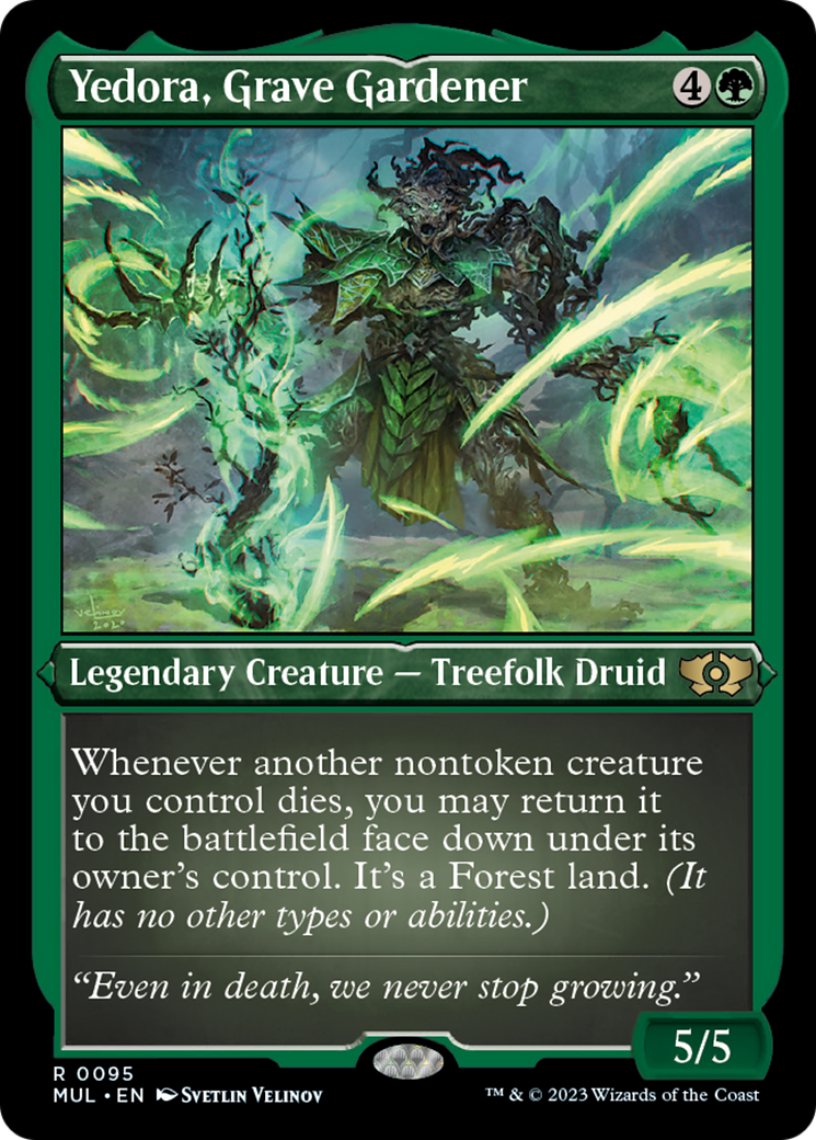 Yedora, Grave Gardener (Foil Etched) [Multiverse Legends] | Cracking-Singles