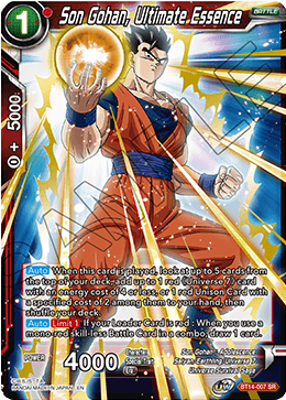 Son Gohan, Ultimate Essence (BT14-007) [Cross Spirits] | Cracking-Singles