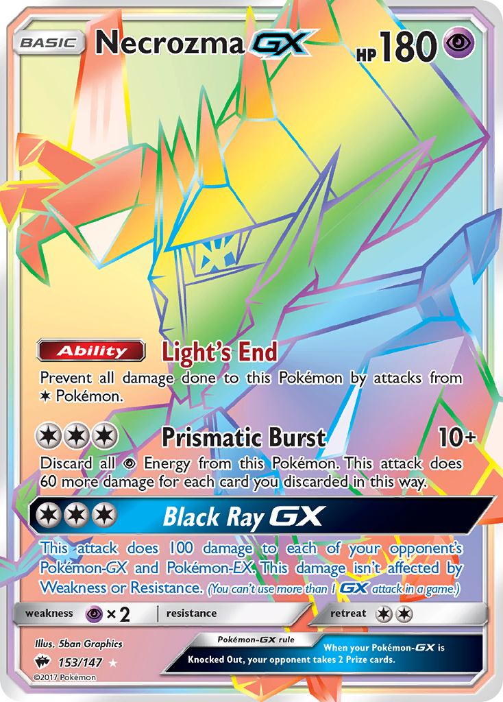 Necrozma GX (153/147) [Sun & Moon: Burning Shadows] | Cracking-Singles