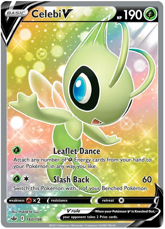 Celebi V (160/198) [Sword & Shield: Chilling Reign] | Cracking-Singles