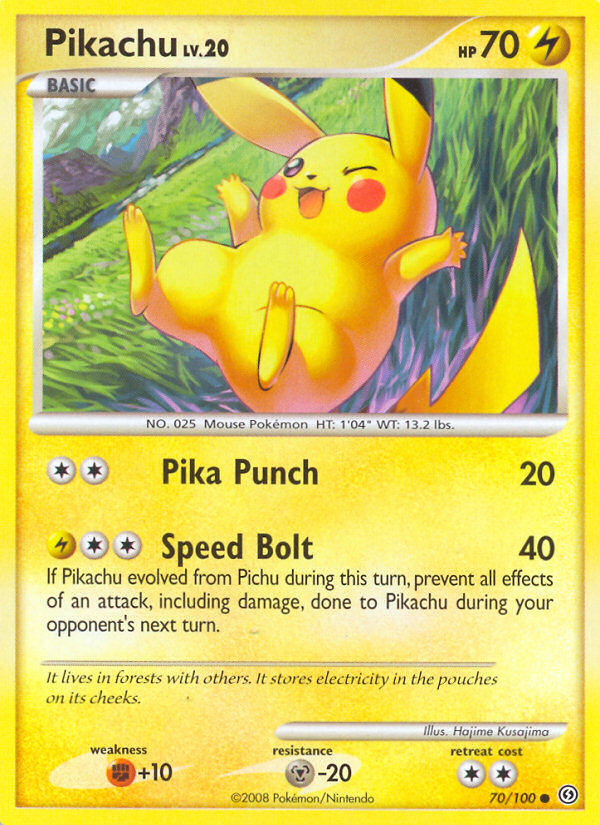 Pikachu (70/100) [Diamond & Pearl: Stormfront] | Cracking-Singles