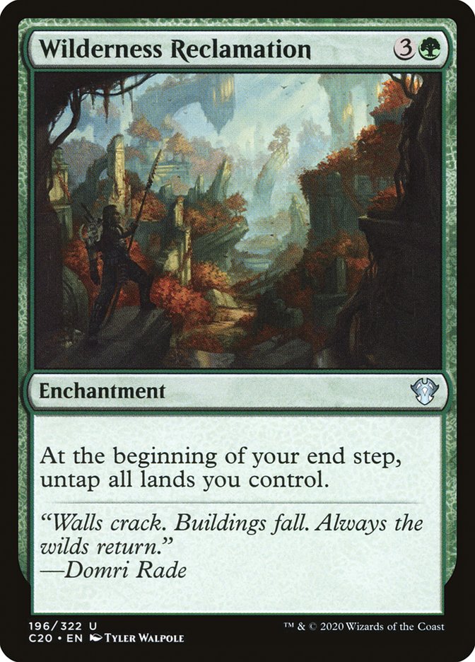 Wilderness Reclamation [Commander 2020] | Cracking-Singles