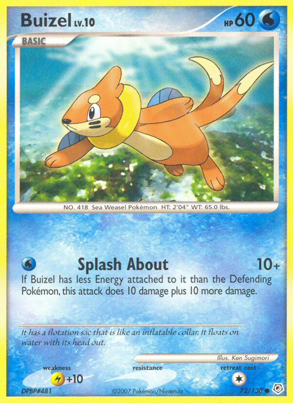 Buizel (72/130) [Diamond & Pearl: Base Set] | Cracking-Singles