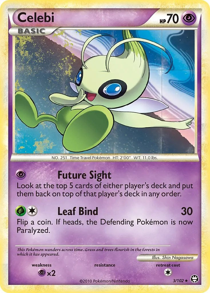 Celebi (3/102) (Movie Exclusive) [HeartGold & SoulSilver: Triumphant] | Cracking-Singles