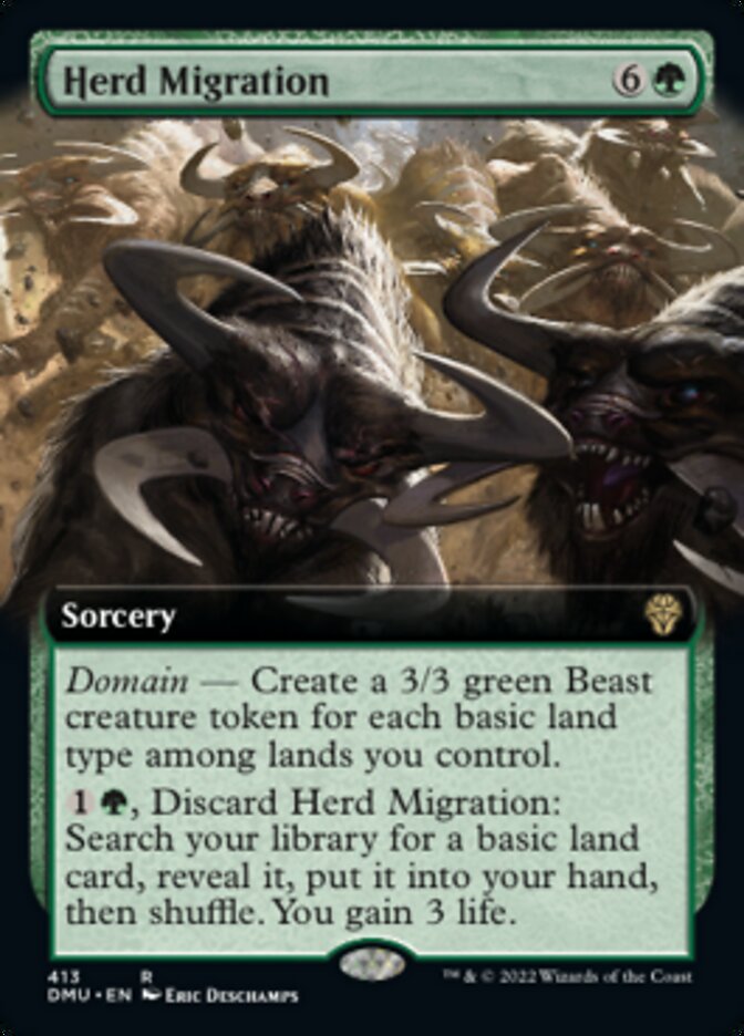 Herd Migration (Extended Art) [Dominaria United] | Cracking-Singles