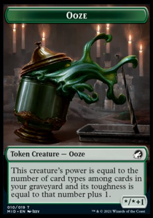 Ooze Token [Innistrad: Midnight Hunt Tokens] | Cracking-Singles