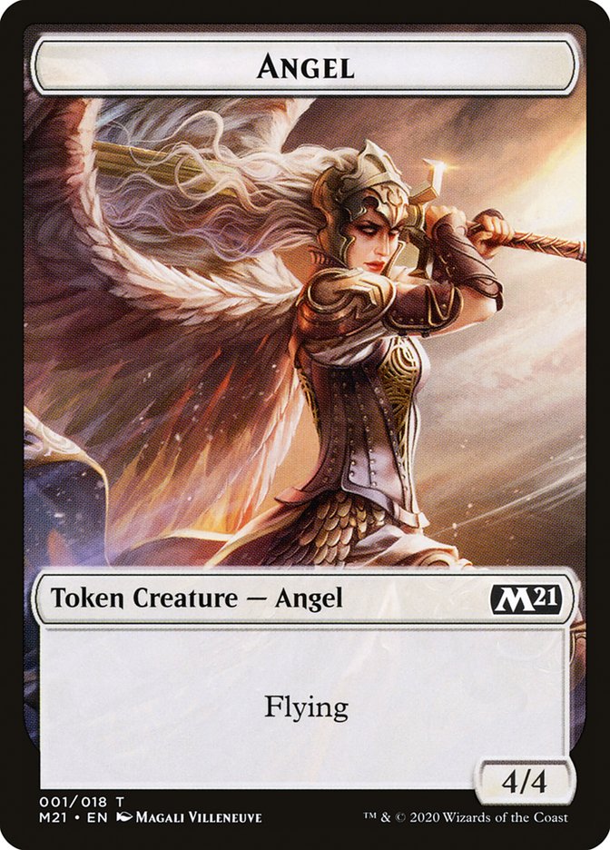 Angel Token [Core Set 2021] | Cracking-Singles