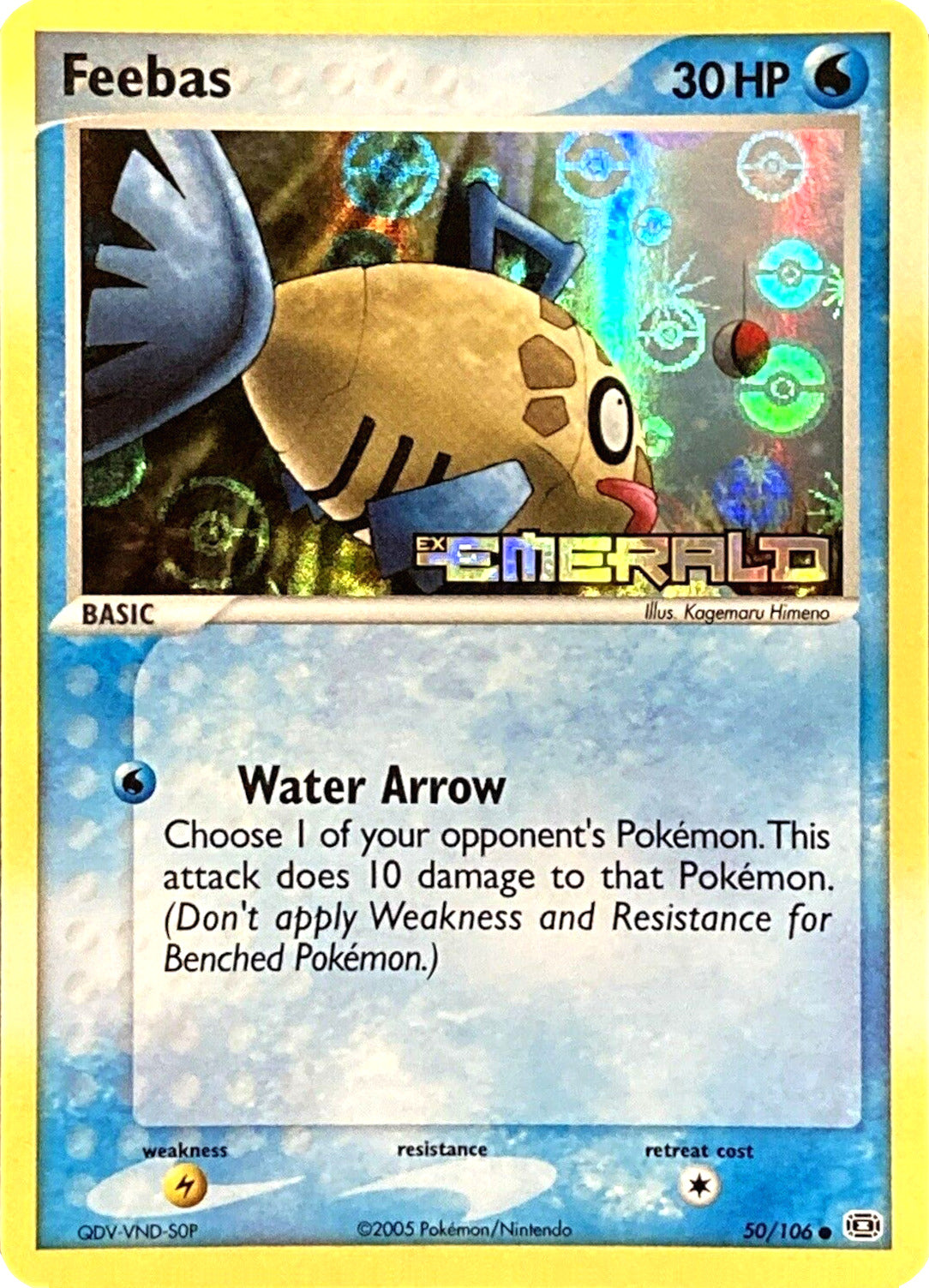 Feebas (50/106) (Stamped) [EX: Emerald] | Cracking-Singles