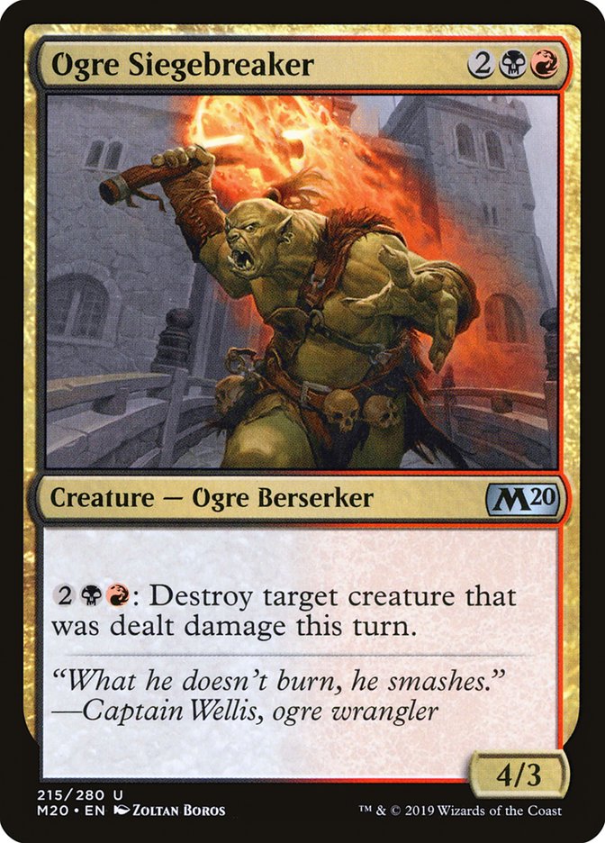 Ogre Siegebreaker [Core Set 2020] | Cracking-Singles