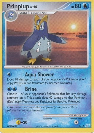 Prinplup (6/12) [Diamond & Pearl: Trainer Kit - Manaphy] | Cracking-Singles