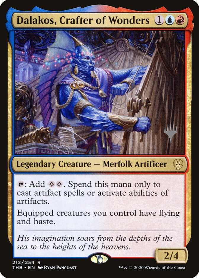 Dalakos, Crafter of Wonders (Promo Pack) [Theros Beyond Death Promos] | Cracking-Singles