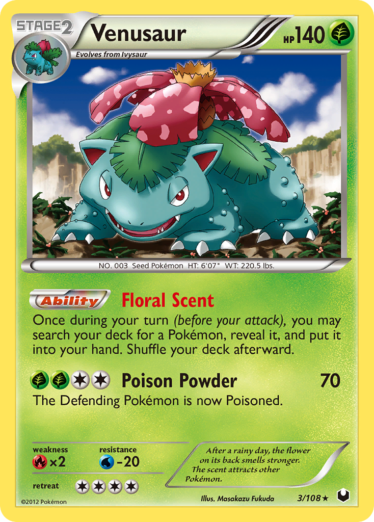 Venusaur (3/108) [Black & White: Dark Explorers] | Cracking-Singles