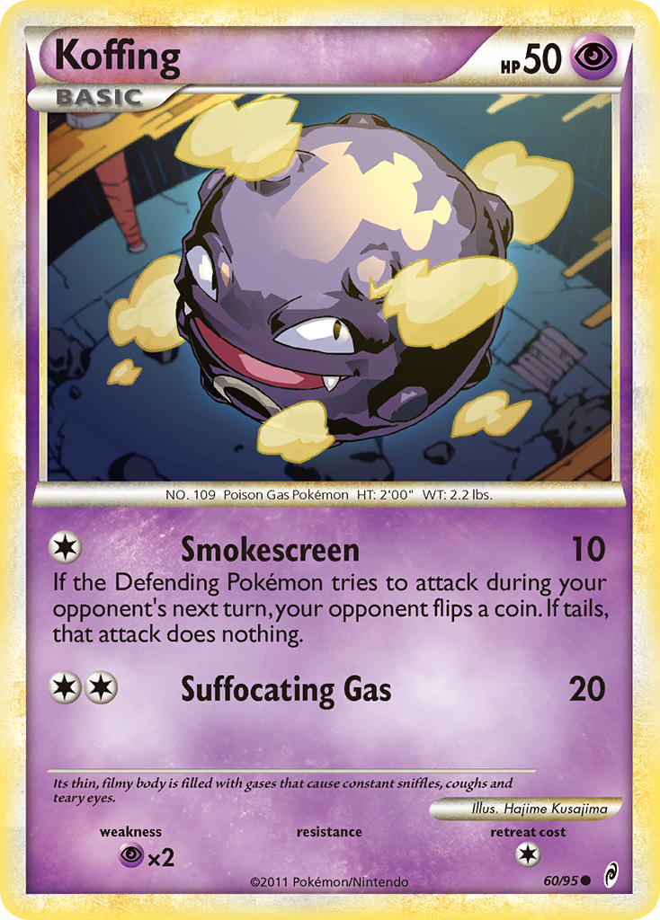 Koffing (60/95) [HeartGold & SoulSilver: Call of Legends] | Cracking-Singles