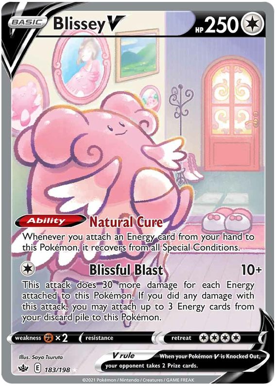 Blissey V (183/198) [Sword & Shield: Chilling Reign] | Cracking-Singles