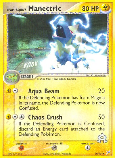 Team Aqua's Manectric (29/95) [EX: Team Magma vs Team Aqua] | Cracking-Singles