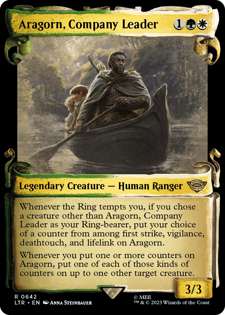 Aragorn, Company Leader [The Lord of the Rings: Tales of Middle-Earth Showcase Scrolls] | Cracking-Singles