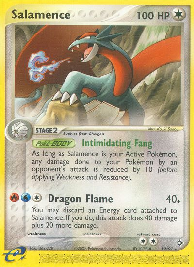 Salamence (19/97) [EX: Dragon] | Cracking-Singles