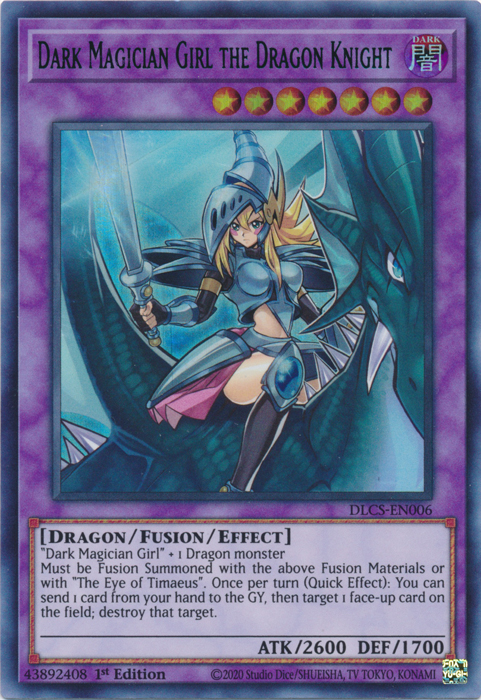 Dark Magician Girl the Dragon Knight (Blue) [DLCS-EN006] Ultra Rare | Cracking-Singles