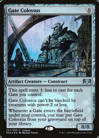 Gate Colossus [Ravnica Allegiance Promos] | Cracking-Singles