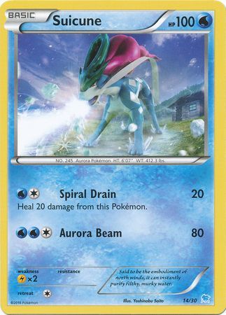 Suicune (14/30) [XY: Trainer Kit 3 - Suicune] | Cracking-Singles