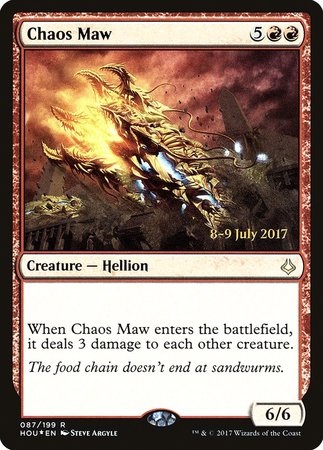 Chaos Maw [Hour of Devastation Promos] | Cracking-Singles