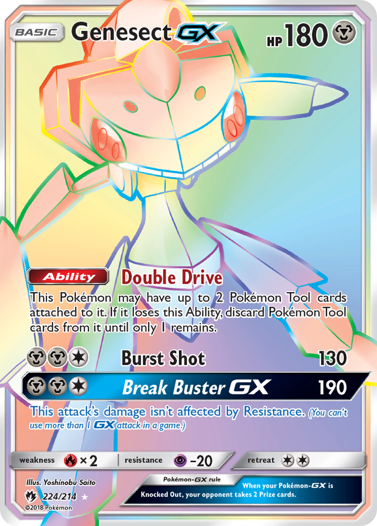 Genesect GX (224/214) [Sun & Moon: Lost Thunder] | Cracking-Singles