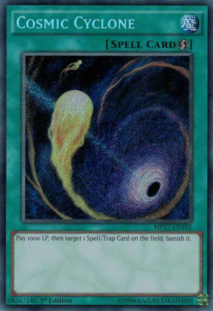 Cosmic Cyclone [MP17-EN105] Secret Rare | Cracking-Singles