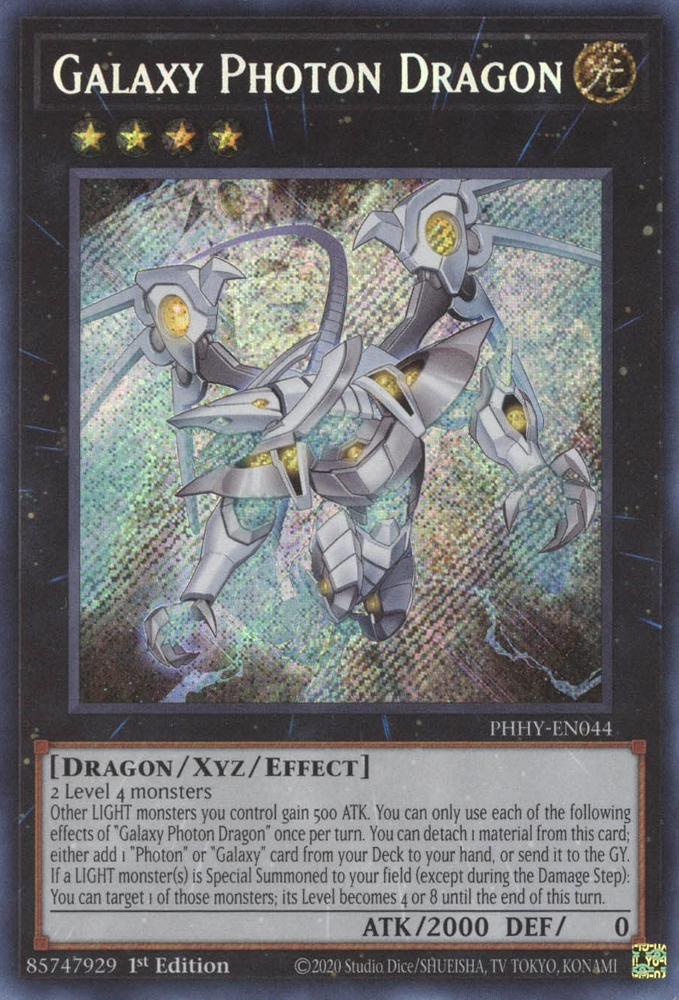 Galaxy Photon Dragon [PHHY-EN044] Secret Rare | Cracking-Singles