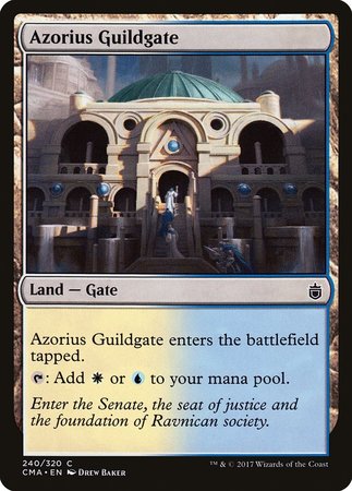 Azorius Guildgate [Commander Anthology] | Cracking-Singles