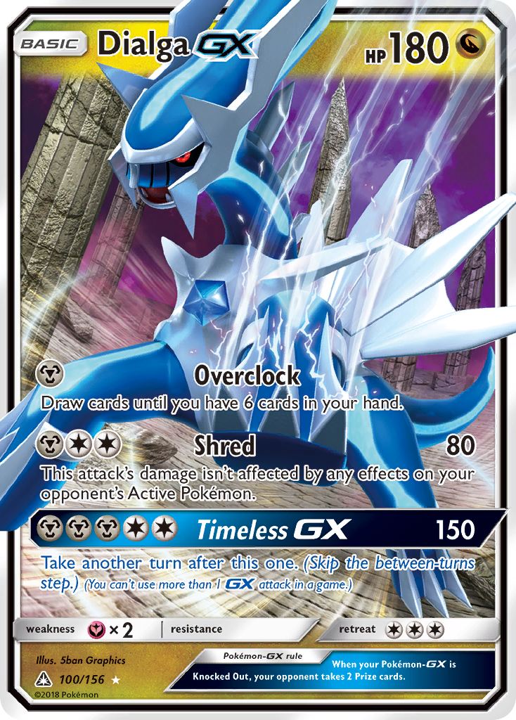 Dialga GX (100/156) [Sun & Moon: Ultra Prism] | Cracking-Singles