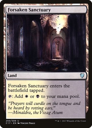 Forsaken Sanctuary [Commander 2017] | Cracking-Singles