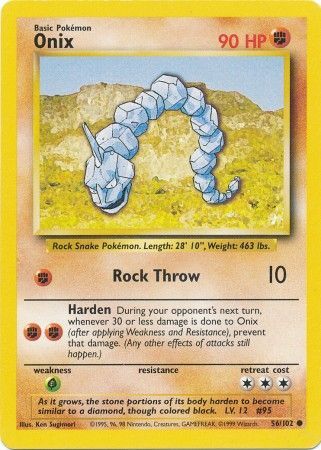 Onix (56/102) [Base Set Unlimited] | Cracking-Singles