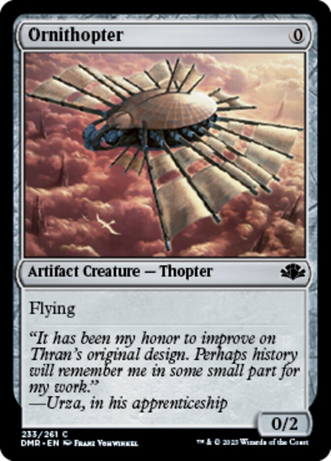 Ornithopter [Dominaria Remastered] | Cracking-Singles