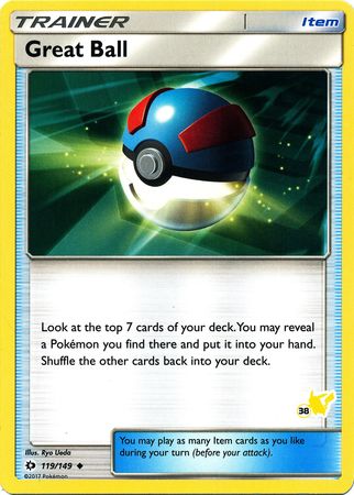 Great Ball (119/149) (Pikachu Stamp #38) [Battle Academy 2020] | Cracking-Singles