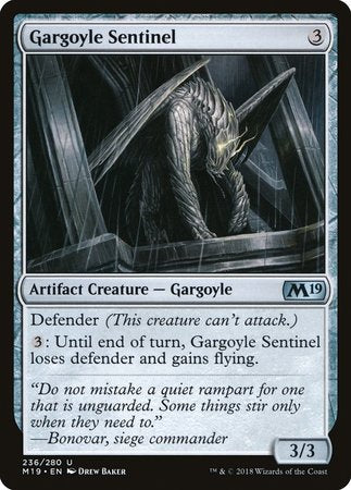 Gargoyle Sentinel [Core Set 2019] | Cracking-Singles