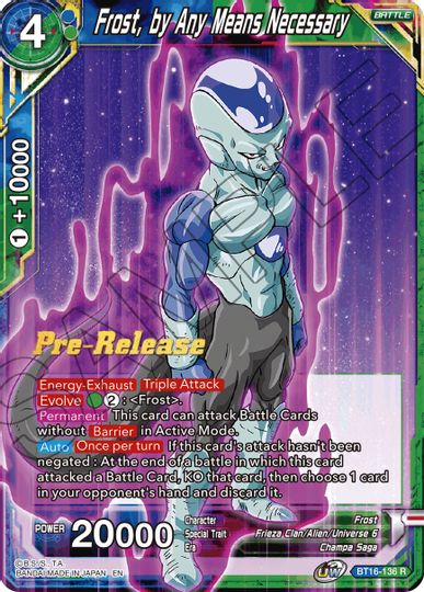 Frost, by Any Means Necessary (BT16-136) [Realm of the Gods Prerelease Promos] | Cracking-Singles