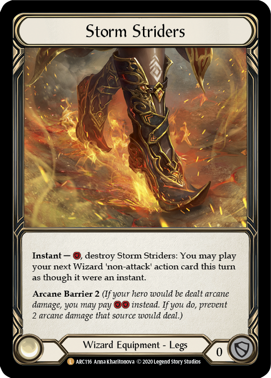 Storm Striders [ARC116] Unlimited Edition Rainbow Foil | Cracking-Singles