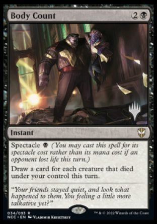 Body Count (Promo Pack) [Streets of New Capenna Commander Promos] | Cracking-Singles